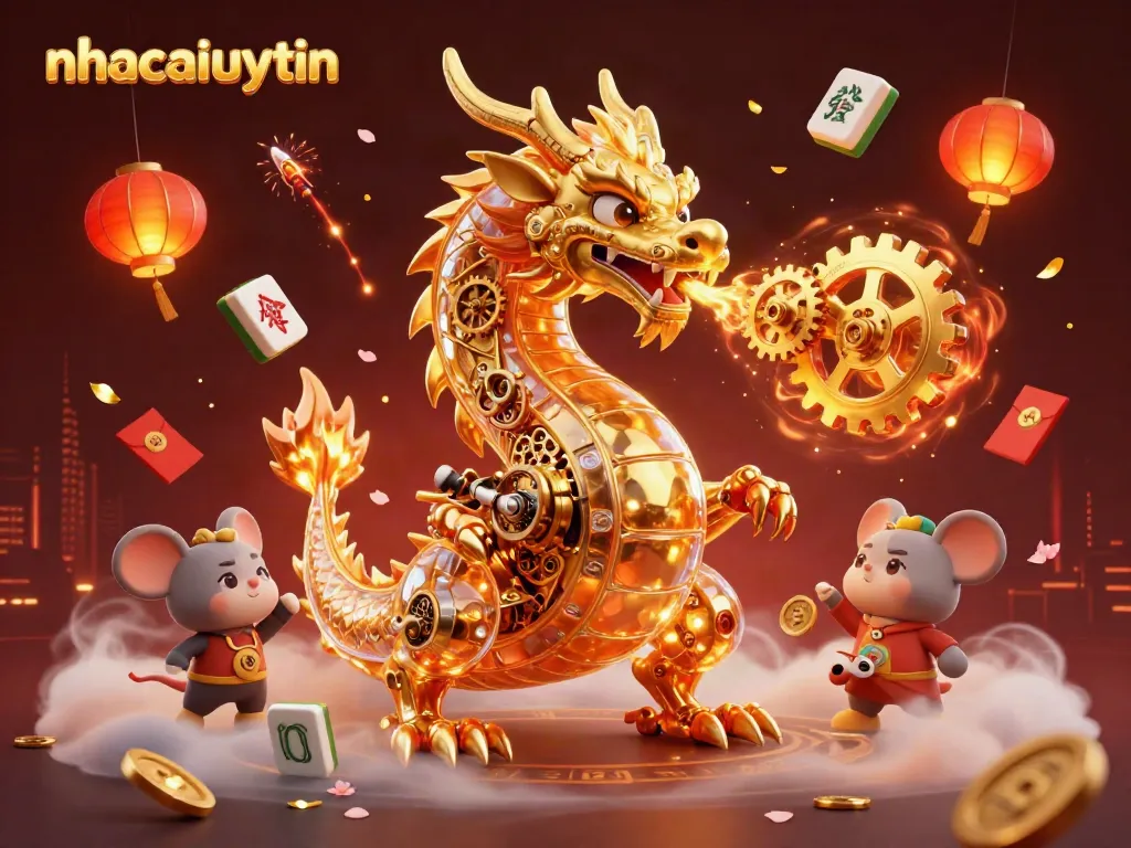 Experience thrilling wins at nhacaiuytin with a golden dragon and enchanting gaming elements